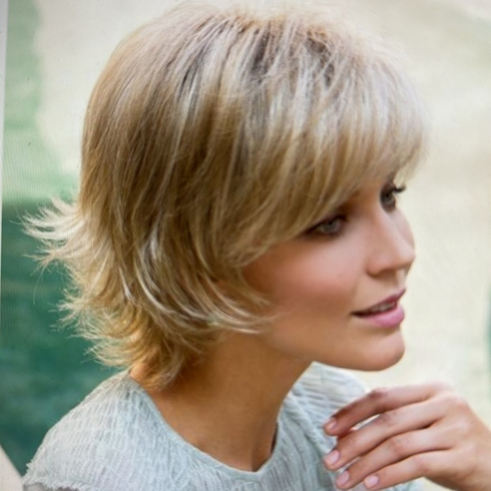 Noriko Sky Wig  1649 Elegant Light Blonde Wig Champagne Color - Picture 10 of 11